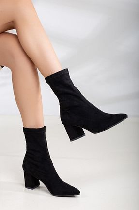 بوت / نیم بوت مشکی زنانه جیر SUENO SHOES - کد 356707289