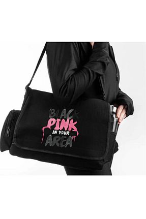 کیف پستچی صورتی زنانه پارچه ای Aesthia - کد 868749724
