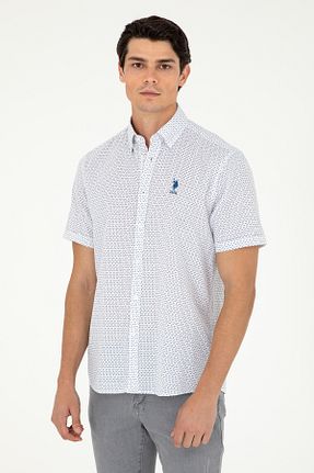 پیراهن سرمه ای مردانه یقه پیراهنی U.S. Polo Assn. - کد 859895817