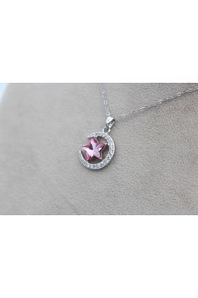گردنبند استیل ( فولاد ) بژ زنانه استیل ضد زنگ Alina Jewelry - کد 868767966