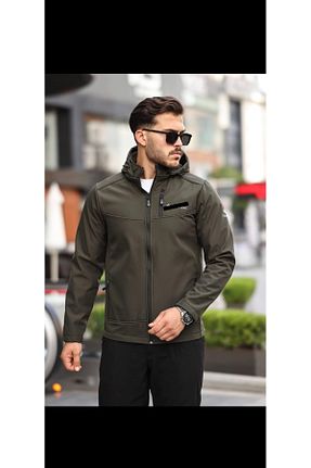کاپشن خاکی زنانه پلی استر Güray Store - کد 868770862