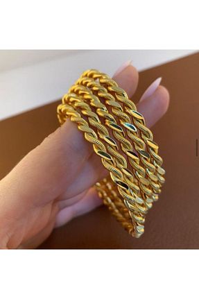 النگو طلائی زنانه 22 عیار barış gold altın kaplama - کد 129047751