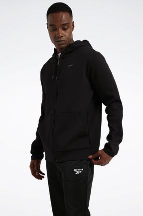 سوئیشرت مشکی مردانه ساده Reebok - کد 868805122