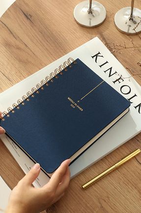 سر رسید سرمه ای Spiralli Matt Notebook - کد 863381816