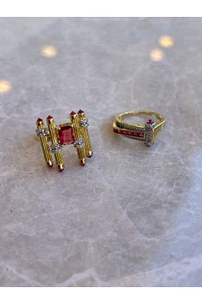 انگشتر جواهر طلائی زنانه زیرکن Store - کد 868876680