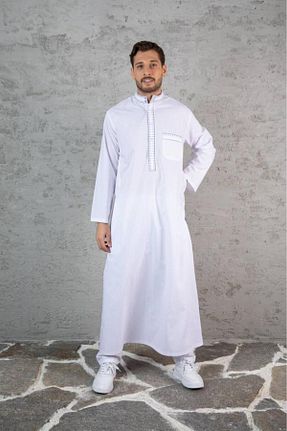 پیراهن سفید مردانه رگولار Mercan Hijab - کد 802266793