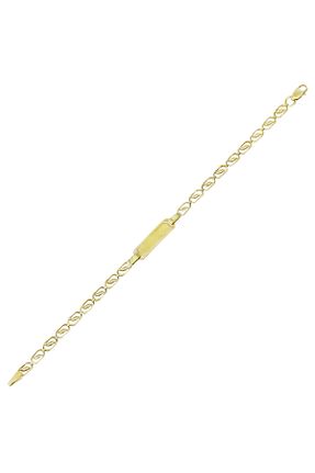 دستبند طلا زرد زنانه 14 عیار T51 TUĞRUL ALTIN - کد 868907966