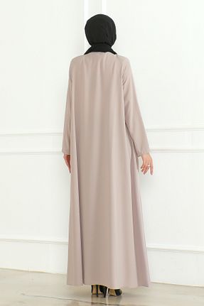 کلاه و ابایا بژ زنانه پنبه ای KADEEM - کد 869645855