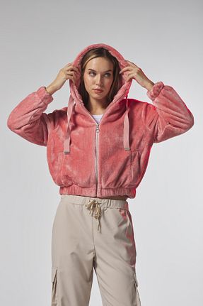 کاپشن صورتی زنانه گشاد PEPP JEANS - کد 869605049