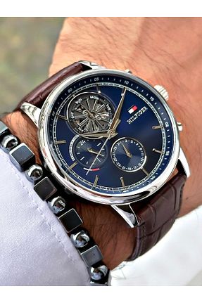 ساعت مچی قهوه ای مردانه 44 میلی متر Tommy Hilfiger - کد 868920403