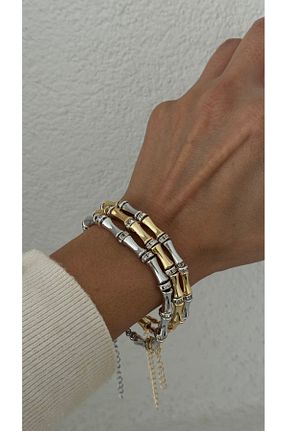 دستبند جواهر طلائی زنانه Vi store - کد 868930560