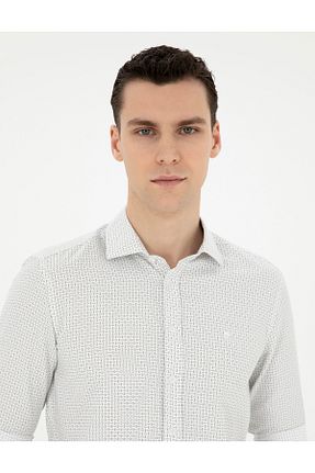 پیراهن سفید مردانه اسلیم فیت Pierre Cardin - کد 829642868