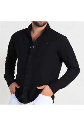 پیراهن مشکی مردانه اسلیم ATİLLA ÖZER - کد 868945017