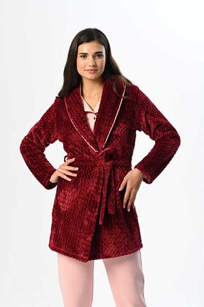 ست لباس راحتی زرشکی زنانه ساده Marilyn Club - کد 868942522