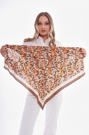 دستمال گردن قهوه ای زنانه پلی استر Axesoire - کد 868938345