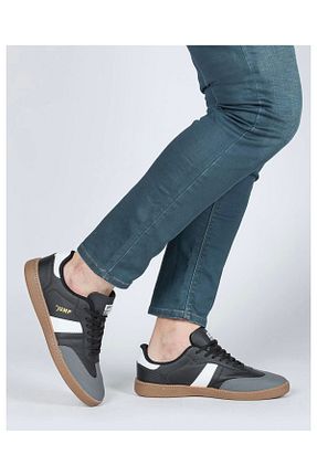 کفش پیاده روی مشکی زنانه چرم مصنوعی Jump - کد 868933851