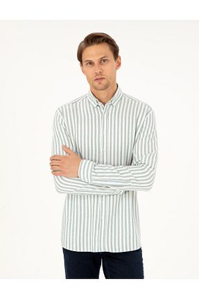 پیراهن طوسی مردانه رگولار Pierre Cardin - کد 868933152