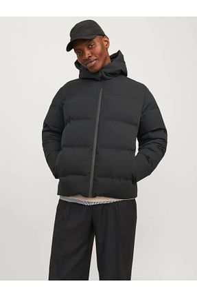کاپشن مشکی مردانه پلی استر Jack & Jones - کد 868981171