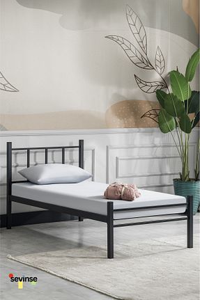 چارچوب تخت مشکی فلزی Sevinse Home - کد 868967348
