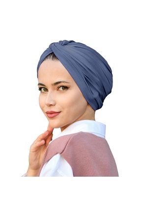 روسری سرمه ای پلی استر Sufirit - کد 868979353