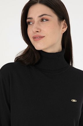 پلیور مشکی زنانه ساده U.S. Polo Assn. - کد 868983525