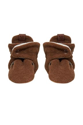 پاندوف قهوه ای بچه گانه پارچه ای Caluu Baby - کد 753266302