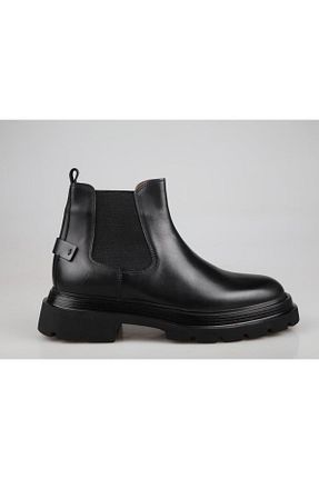 بوت / نیم بوت مشکی مردانه چرم خالص MARCOMEN - کد 868986635