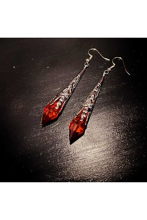 گوشواره جواهر قرمز سنگ Batnests - کد 868995683