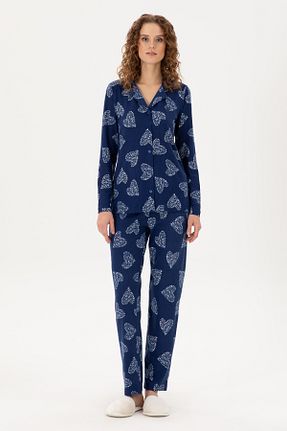 ست لباس راحتی سرمه ای زنانه ساده U.S. Polo Assn. - کد 868995617
