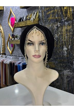 کلاه شنای حجاب مشکی زنانه zagreus - کد 868995016