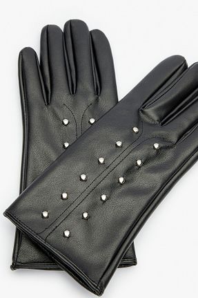 دستکش مشکی زنانه پلی استر Penti - کد 765761200