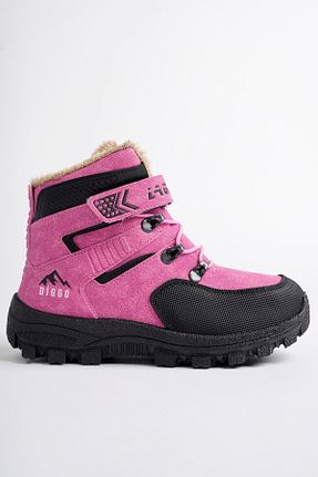 بوت / نیم بوت صورتی بچه گانه چرم مصنوعی DİGGO - کد 869595946