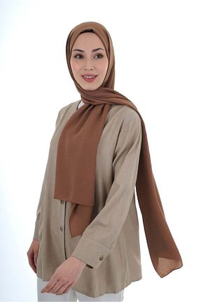 شال قهوه ای زنانه جاز A/F fezah prive - کد 869056462