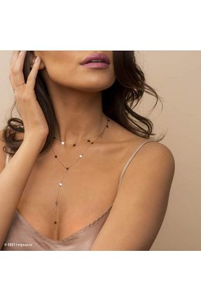 گردنبند طلا زرد زنانه 14 عیار MİNİMAL - کد 861551902