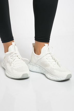 کفش کژوال سفید زنانه پارچه ای Shoes Time - کد 869113819
