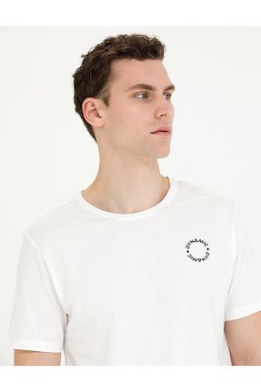 تیشرت سفید مردانه رگولار Pierre Cardin - کد 827846437