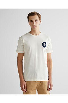 تیشرت بژ مردانه رگولار Gant - کد 853746109