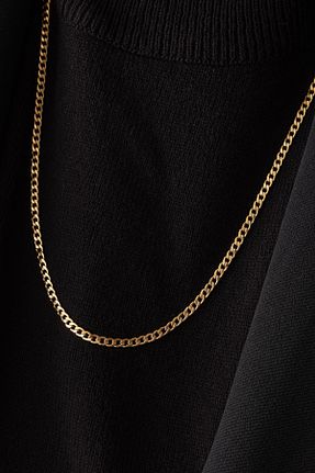 گردنبند استیل ( فولاد ) طلائی زنانه استیل ضد زنگ ByFlorya Jewelry - کد 807994722