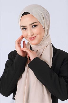 شال بژ زنانه haremscarfs - کد 869124386