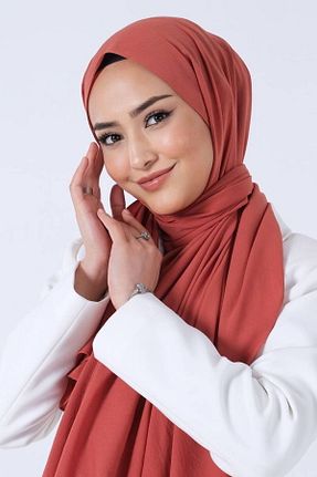 شال نارنجی زنانه haremscarfs - کد 869129931
