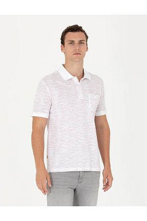 پولوشرت سفید مردانه %100 پنبه Pierre Cardin - کد 828864652