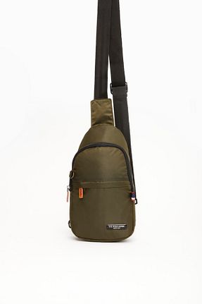 کیف پستچی خاکی زنانه پارچه ای U.S. Polo Assn. - کد 841457597