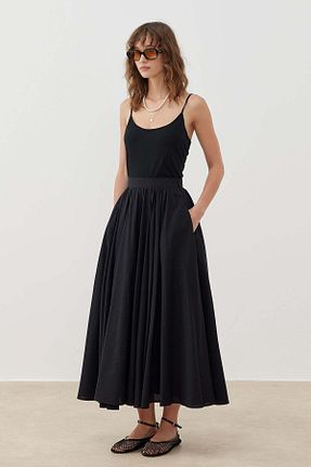 دامن حجاب مشکی زنانه کلوش Tailors Room - کد 838736800