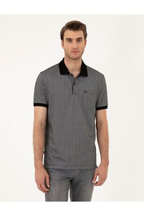 پولوشرت طوسی مردانه پارچه Pierre Cardin - کد 834860352