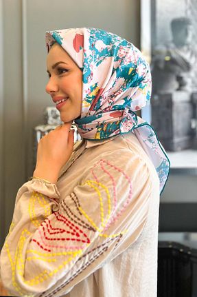 روسری رنگی پلی استر Armine - کد 840057153