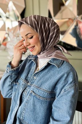 روسری رنگی پلی استر Armine - کد 832317678