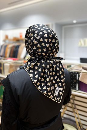 روسری رنگی پلی استر Armine - کد 768232717