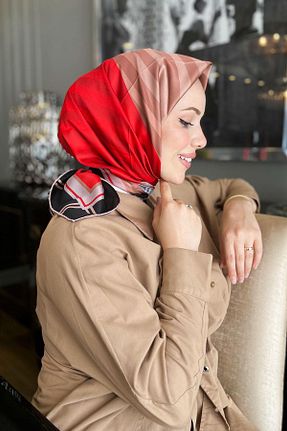 روسری رنگی پلی استر Armine - کد 840057028