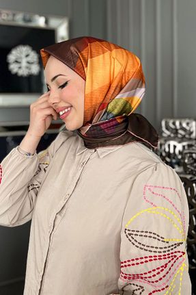 روسری رنگی پلی استر Armine - کد 832317633