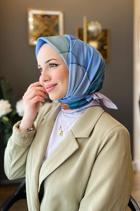 روسری رنگی پلی استر Armine - کد 832317843
